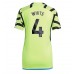 Arsenal Benjamin White #4 Voetbalkleding Uitshirt Dames 2023-24 Korte Mouwen